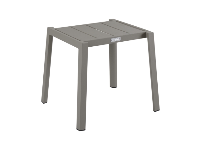 Brafab Delia Beistelltisch 45x40x39cm, Aluminium Khaki, stapelbar