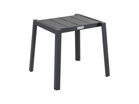 Brafab Delia Beistelltisch,45x40x39cm, Aluminium Anthrazit stapelbar