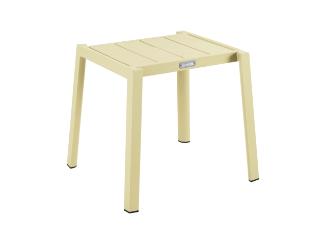 Brafab Delia Beistelltisch 45x40x39cm, Aluminium Lemon, stapelbar