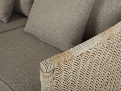 Brafab Aster 3-Sitzer Sofa 194cm mit Kissen