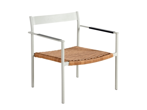 Brafab DK Loungesessel, Aluminium Hellgrau, stapelbar