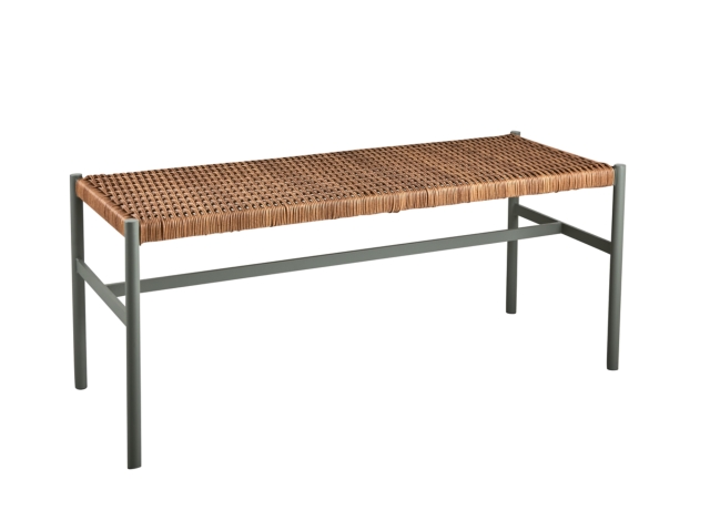 Brafab DK Bank, Dusty green 106x40cm