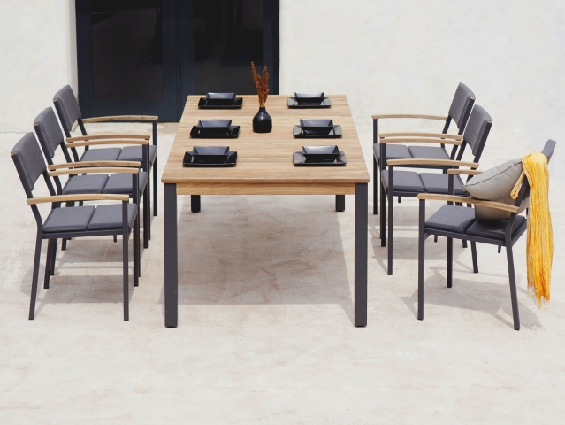 Zebra Gartenm�bel-Set Derex-Quadux