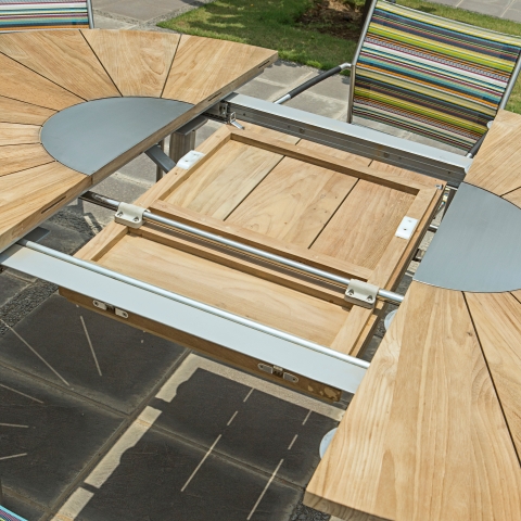 Zebra Gartenm�bel-Set Rovex mit Ausziehtisch Catax