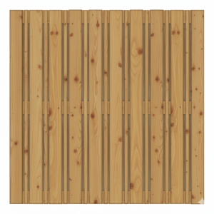 Sichtschutzzaun Catania Lärche-Douglasie 180x180cm Sichtschutzzaun Catania Lärche-Douglasie 180x180cm