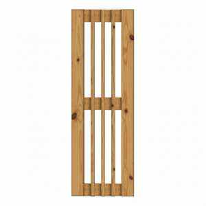 Sichtschutzzaun Catania L&auml;rche-Douglasie mit Ziergitter 60x180cm