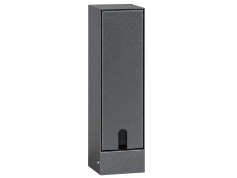 LCD Steckdosens�ule 2-fach mit Klappe 022