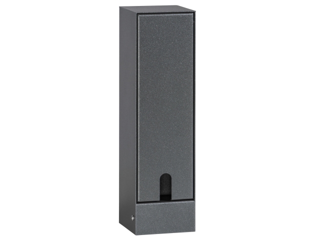 LCD Steckdosens�ule 2-fach mit Klappe 022