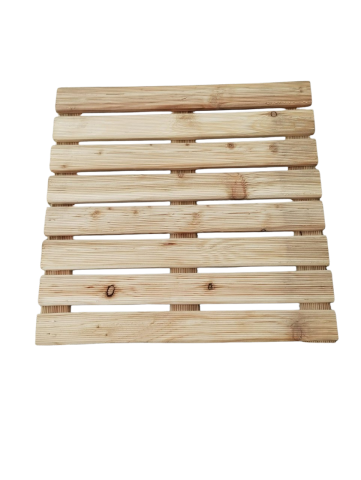 Terrassenfliese europ. L�rche 50x50x3,2cm geriffelt