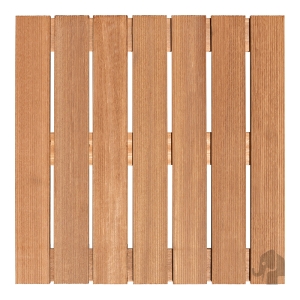 Terrassenfliese Elephant Bangkirai Hartholz 50x50x2,4cm geriffelt