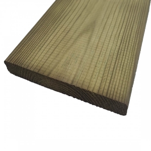 Terrassendiele 27x145mm Kiefer kdi gr&uuml;n glatt gehobelt