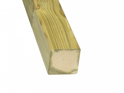 Konstruktionsholz 9x9x120cm Kiefer druckimpr�gniert gr�n glatt gehobelt