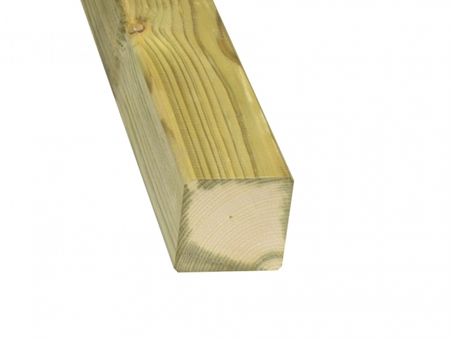 Konstruktionsholz 9x9x120cm Kiefer druckimpr�gniert gr�n glatt gehobelt