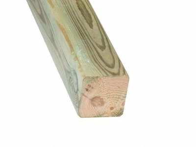 Konstruktionsholz 7x7x90cm Kiefer druckimpr&auml;gniert gr&uuml;n glatt gehobelt