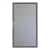 GrojaLumino Alu Steckzaun Tor Sonderbreite H:180cm Silbergrau, Rahmen Anthrazit DB 703