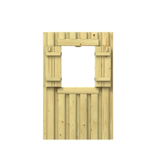 Winnetoo 4258 Fensterwand 90x138cm Nadelholz kdi Bausatz