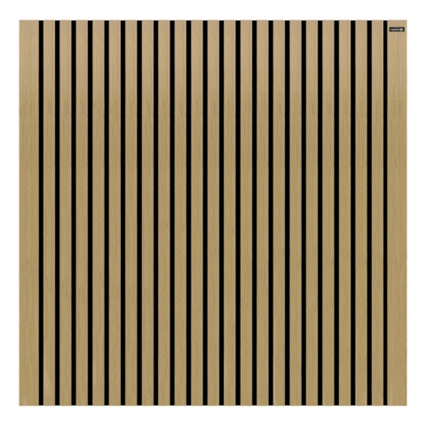 Elephant Zaun WPC Stripes Black Eiche 180x180cm