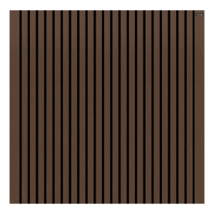 Elephant Zaun WPC Stripes Black Natural Dark Brown 180x180cm