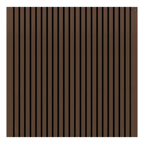 Elephant Zaun WPC Stripes Black Natural Dark Brown 180x180cm