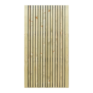 Elephant Gartent&uuml;r Stripes Black Fichte 100x180cm ohne Schlossfr&auml;sung und Beschlag