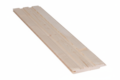 Profilbretter Rundprofil 14x121mm aus nordischer Fichte unbehandelt