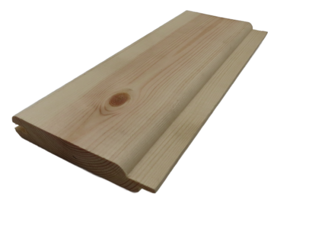 Profilbrett Duo Soft-Fasebrett 21x121 mm europ. L�rche unbehandelt