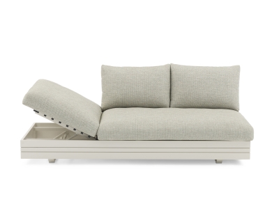 Zebra Cubo Neo Lounge 3-Sitzer light taupe 198 x 81 x 76 cm inkl. Polster