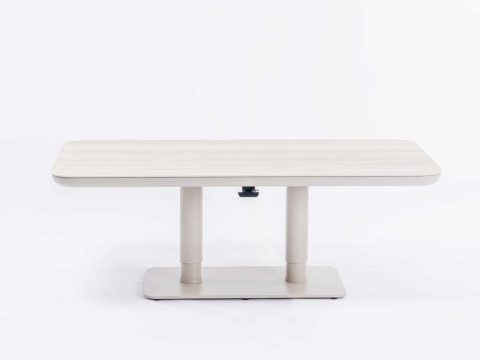 Zebra Move Tisch 140x80x51-71cm light taupe h�henverstellbar