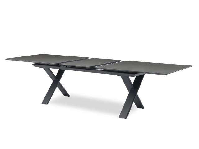 Zebra Levare Tisch 240-300x100x74cm graphite