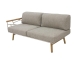 Zebra Solena Lounge 2-Sitzer Sofa light taupe 150 cm x 77 cm x 78 cm