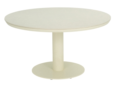 Apple Bee Melville Dining Tisch 160cm rund HPMS stone oyster