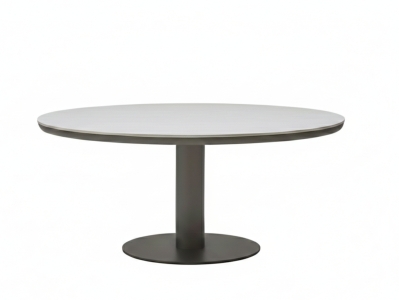 Apple Bee Melville Dining Tisch LOW 160cm rund HPMS stone taupe