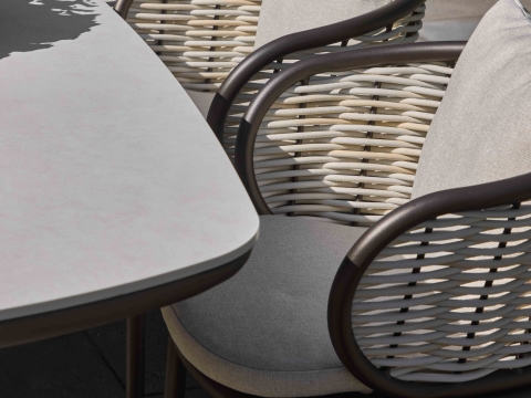 Apple Bee Pine Key-Melville Dining Set 1 bronze