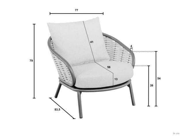 Apple Bee Pine Key Lounge Set 2 bronze