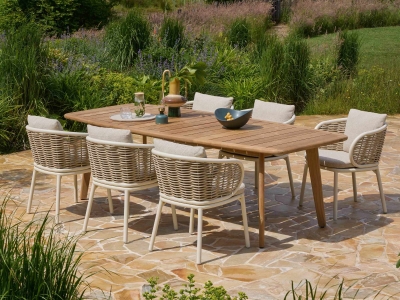 Apple Bee Pine Key-Martinique Dining Set 1 oyster Apple Bee Pine Key-Martinique Dining Set 1 oyster