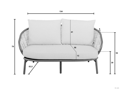 Apple Bee Pine Key Lounge Set 1 oyster