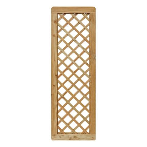 Massivzaun Rankgitter 60x180cm L�rche natur