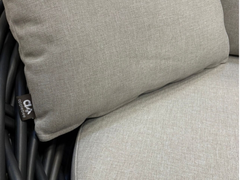 Apple Bee Cocoon-Condor Lounge-Set Black wash ca. 390x366cm