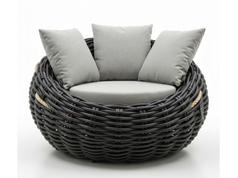 Apple Bee Cocoon-Condor Lounge-Set Black wash ca. 390x366cm
