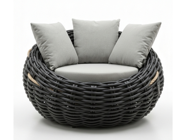 Apple Bee Cocoon-Condor Lounge-Set Black wash ca. 390x366cm