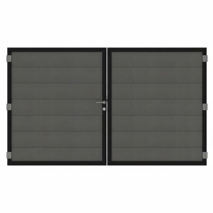 Osmo Multi Fence Elegance B Hellgrau Doppeltor Sonderma&szlig;