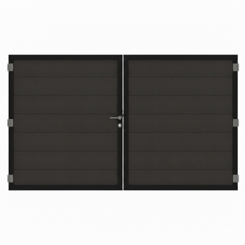 Osmo Multi Fence Elegance B Anthrazit Doppeltor Sonderma�