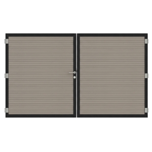 Osmo Multi Fence Cube Co-Extrusion Lightbrown Doppeltor Sondermaß Osmo Multi Fence Cube Co-Extrusion Lightbrown Doppeltor Sondermaß