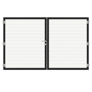 Osmo Alu Fence Cube Weiß Doppeltor Sondermaß Osmo Alu Fence Cube Weiß Doppeltor Sondermaß