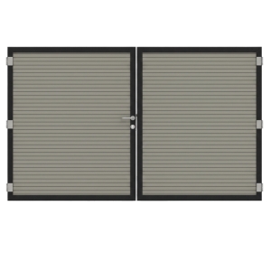 Osmo Alu Fence Cube Grau Doppeltor Sondermaß Osmo Alu Fence Cube Grau Doppeltor Sondermaß