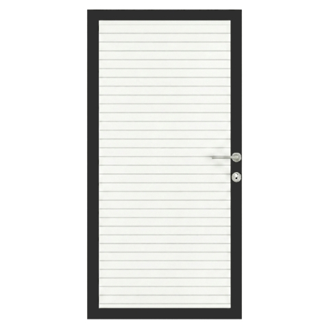 Osmo Alu Fence Cube Wei� Einzeltor Sonderma�