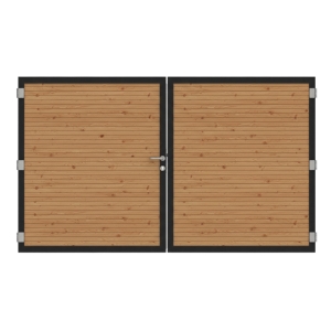 Osmo Alu Fence Juel Lärche Doppeltor Sondermaß Osmo Alu Fence Juel Lärche Doppeltor Sondermaß