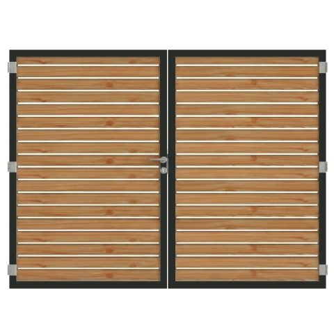 Osmo Alu Fence Rhombus L�rche Doppeltor Sonderma�