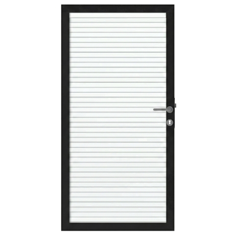 Osmo Alu Fence Juel Wei� Einzeltor Sonderma�