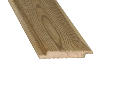 Wechselfalzbrett 22x145mm Kiefer kdi gr&uuml;n f&uuml;r Fassaden und Z&auml;une